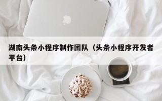 武义县湖南头条小程序制作团队（头条小程序开发者平台）