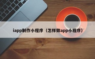 武义县iapp制作小程序（怎样做app小程序）
